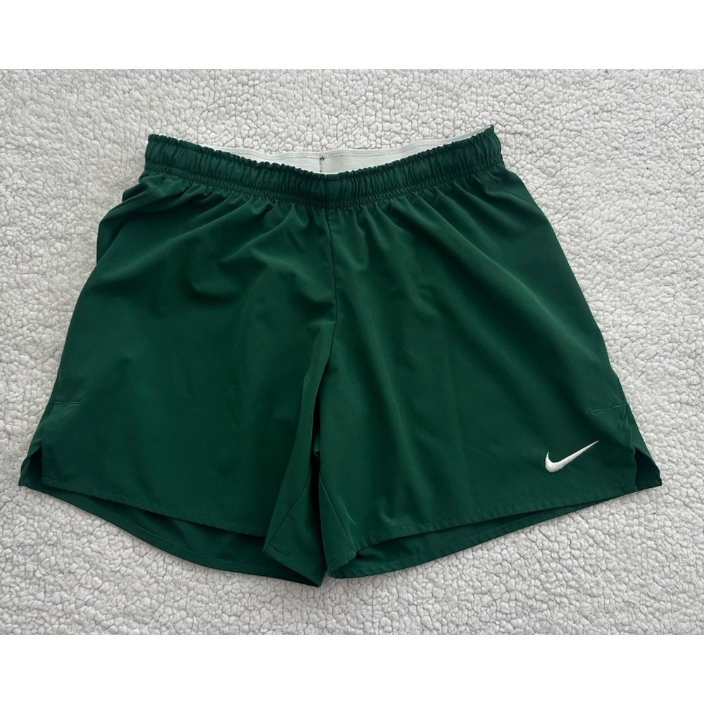 Girls Nike Dri-FIT Tempo Running Shorts Dark Green Youth XL Athletic Short